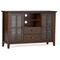 Simpli Home Artisan Solid Wood Universal Tv Media Stand, 54" , Contemporary